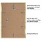 Americanflat Picture Frame Set with Mat - Set of 5 - Photo Frame Set of Five for Wall Display - Plexiglass Cover - Hanging Hardware